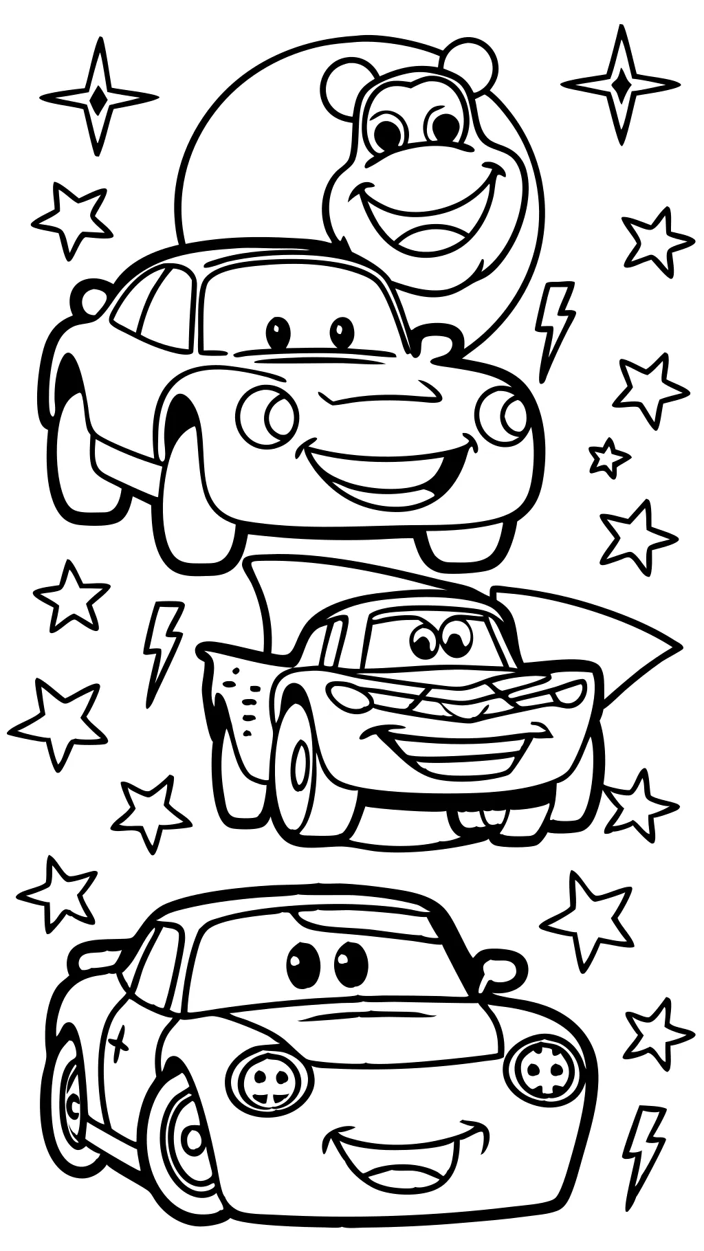 coloring pages cars disney